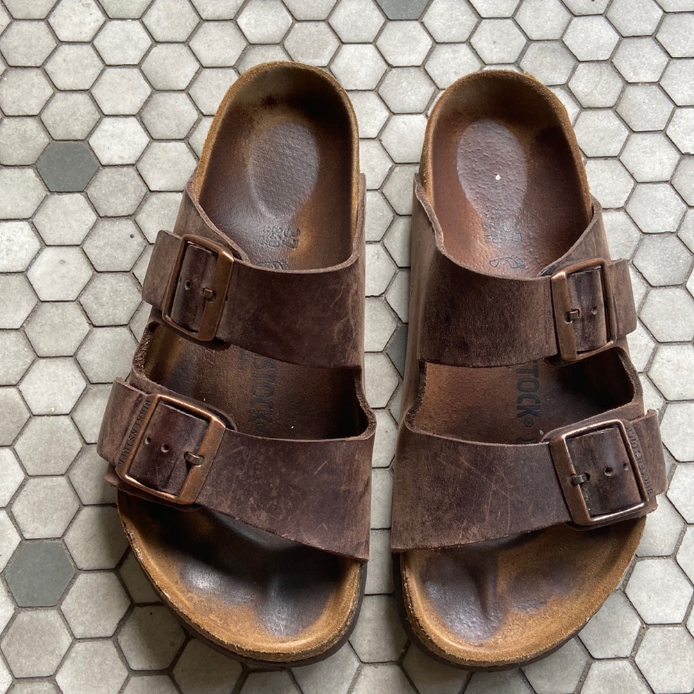 Birkenstock Habana Brown Leather size 38